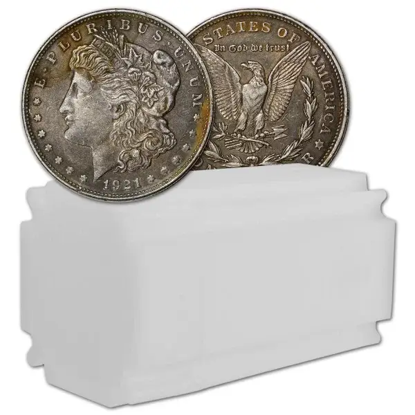 1921 US Morgan Silver Dollar - Roll of 20 coins - Cull