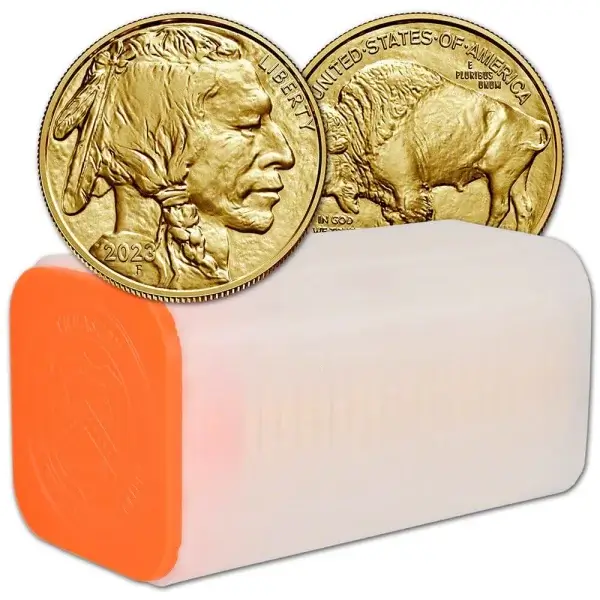 2023 American Gold Buffalo 1 oz $50 - BU - 1 Roll - 20 Coins in Mint Tube