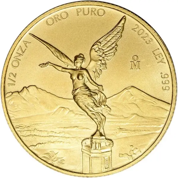 2023 Mexico Gold Libertad 1/2 oz 1/2 Onza - BU