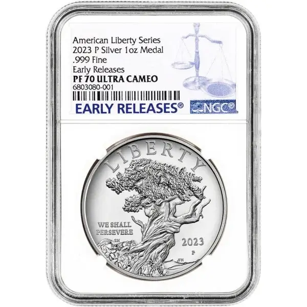 2023 P US American Liberty Silver Medal Proof  NGC PF70 UCAM Early Releases