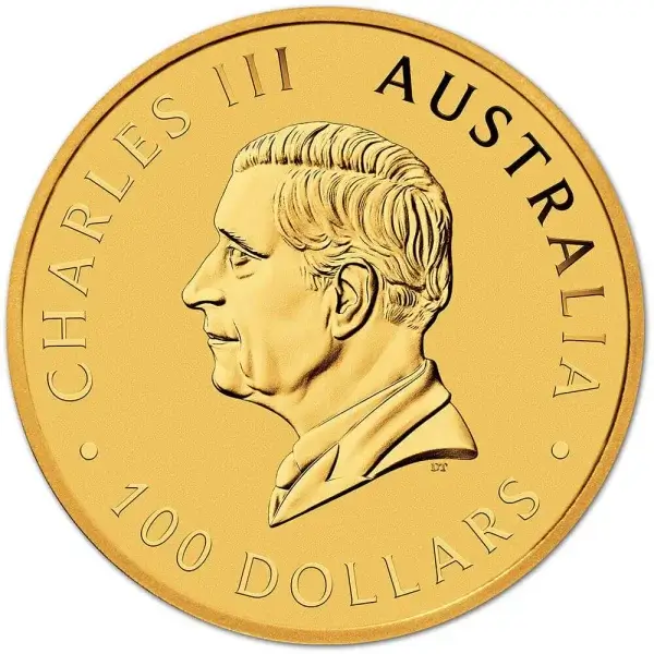 2024 P Australia Gold Kangaroo - 1 oz - $100 - BU