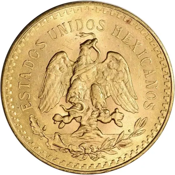 1925 Mexico Gold 50 Pesos - Average Circulated - 1.2056 oz