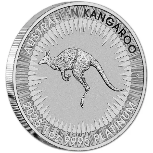 2025 P Australia Platinum Kangaroo 1 oz $100 - BU