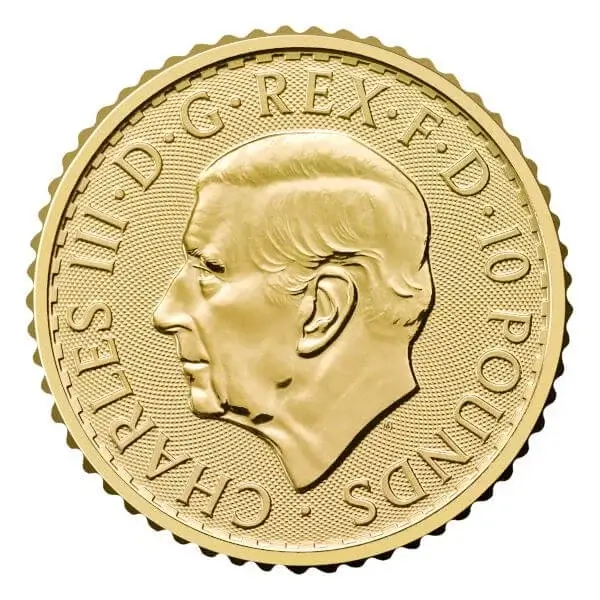 2026 Great Britain Gold Britannia £10 1/10 oz - BU
