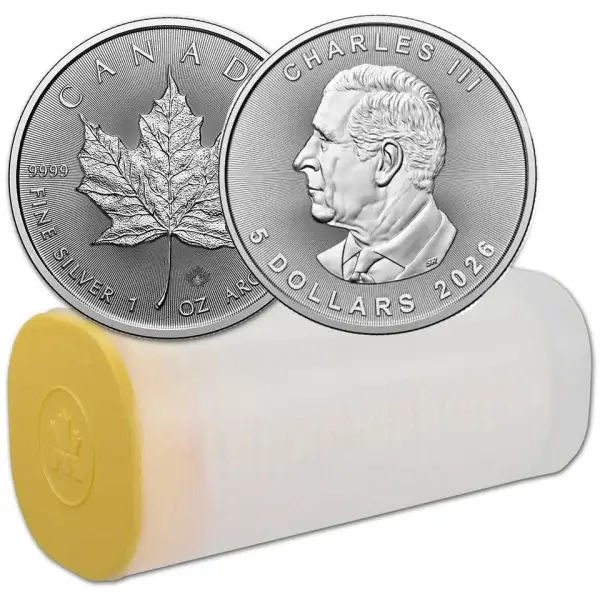2026 Canada Silver Maple Leaf - 1 oz - $5 - BU - Sealed 500 Coin Monster Box