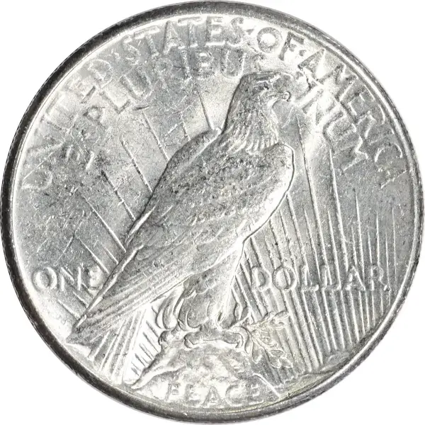 1927 US Peace Silver Dollar $1 - AU