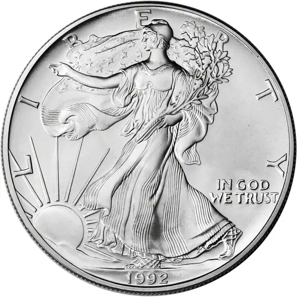 1992 American Silver Eagle Coin - NGC MS69