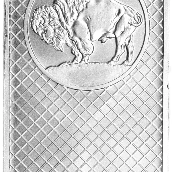 1 oz. SilverTowne Silver Bar - Buffalo Design - 999 Fine