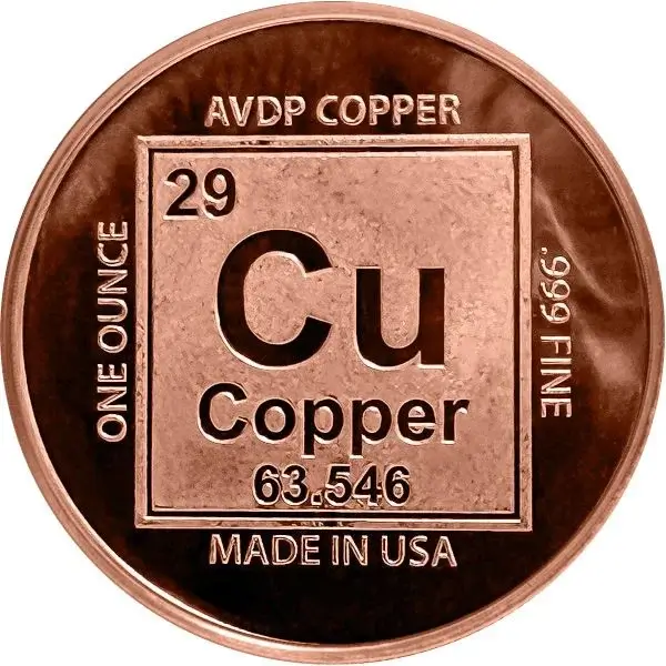 1 oz. Highland Mint Copper Round .999 Fine - Lincoln Memorial