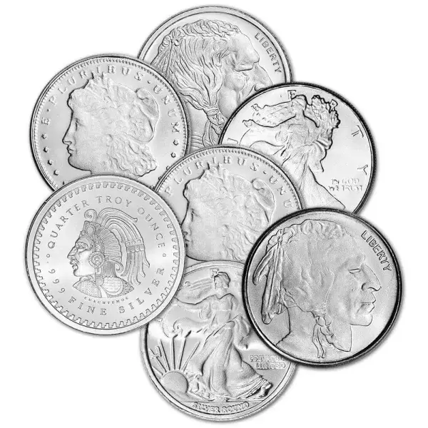 1/4 oz Silver Round - Random Brand - Secondary Market - .999