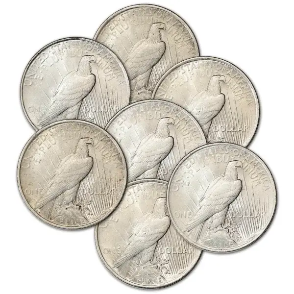 US Peace Silver Dollar - AU - Random Date