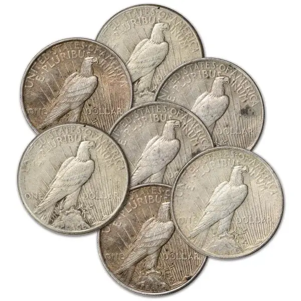 US Peace Silver Dollar - VG+ - Random Date