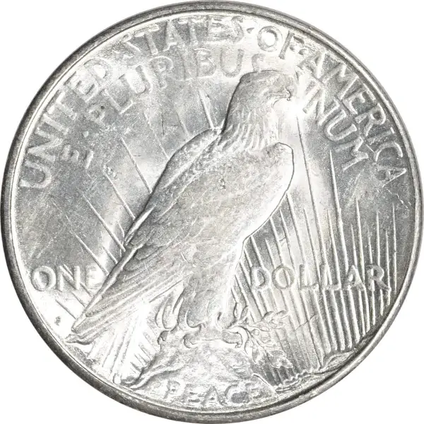 1923 S US Peace Silver Dollar $1 - AU
