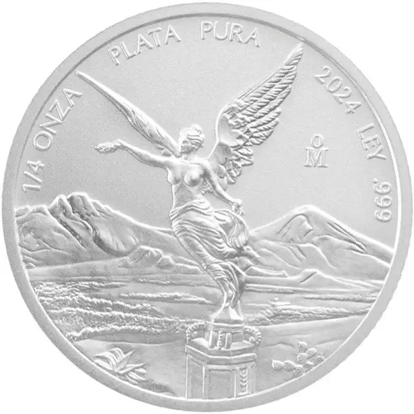 2024 Mexico Silver Libertad 1/4 oz 1/4 Onza - BU