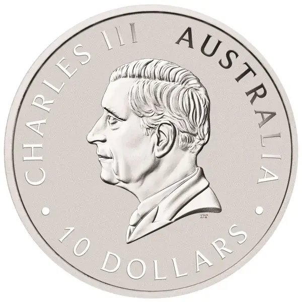 2026 P Australia Silver Kookaburra 10 oz $10 - BU