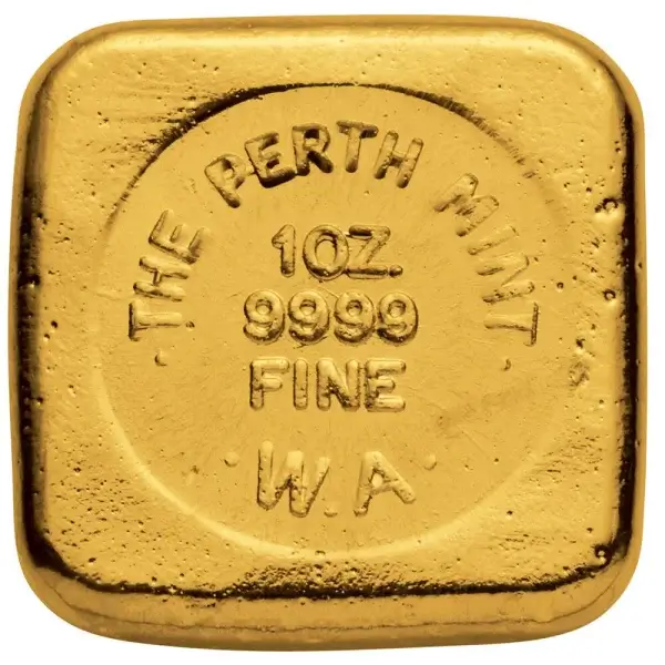 1 oz Gold Bar - Perth Mint - Cast 999.9 Fine