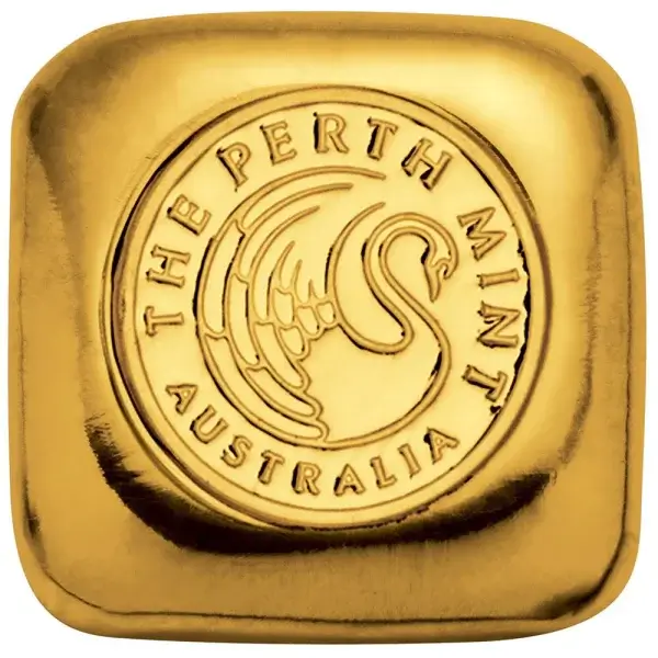 1 oz Gold Bar - Perth Mint - Cast 999.9 Fine