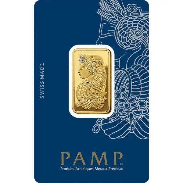 20 gram Gold Bar - PAMP Suisse - Fortuna - 999.9 Fine in Sealed Assay