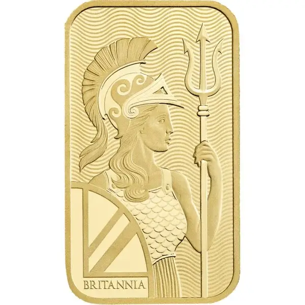 20 gram Gold Bar - Royal Mint Britannia - 999.9 Fine in Assay