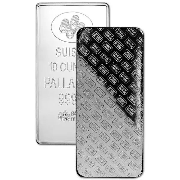 10 oz Palladium Bar - Random Brand - Secondary Market - 999.5 Fine