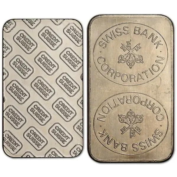 1 oz. Palladium Bar - Random Brand - Secondary Market - 999.5 Fine