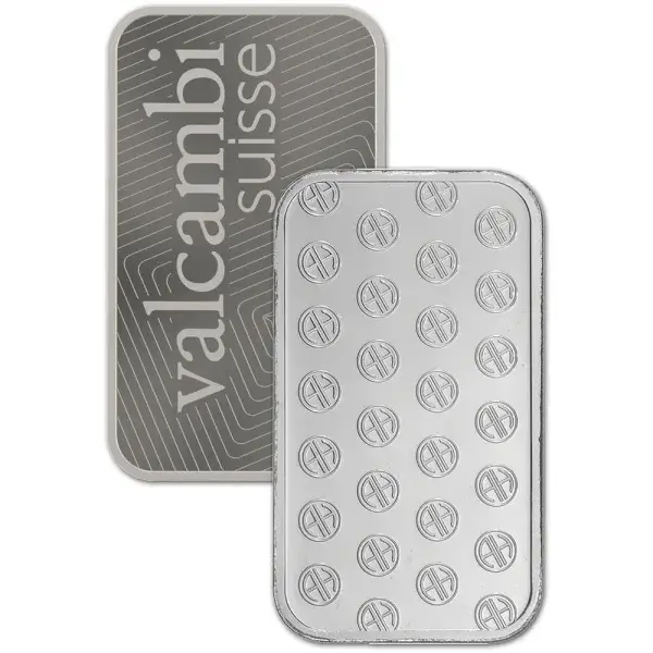 50 gram Platinum Bar - Random Brand - Secondary Market - 999.5 Fine
