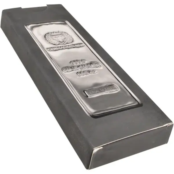 100 oz Germania Mint Silver Bar 9999 Fine