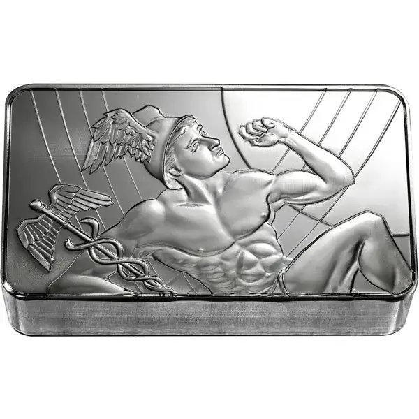 100 oz Silver Bar - Sunshine Minting Mercury .999 Fine