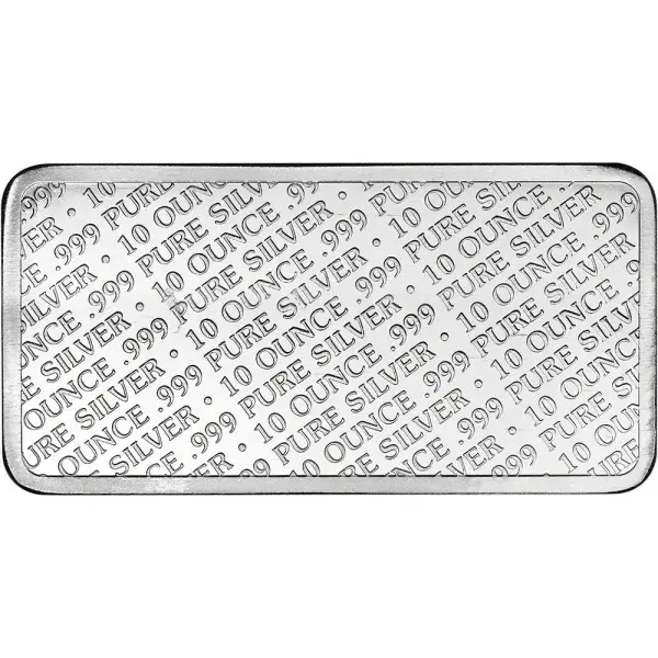 TWO (2) 10 oz. Highland Mint Silver Bar - Buffalo Design .999 Fine