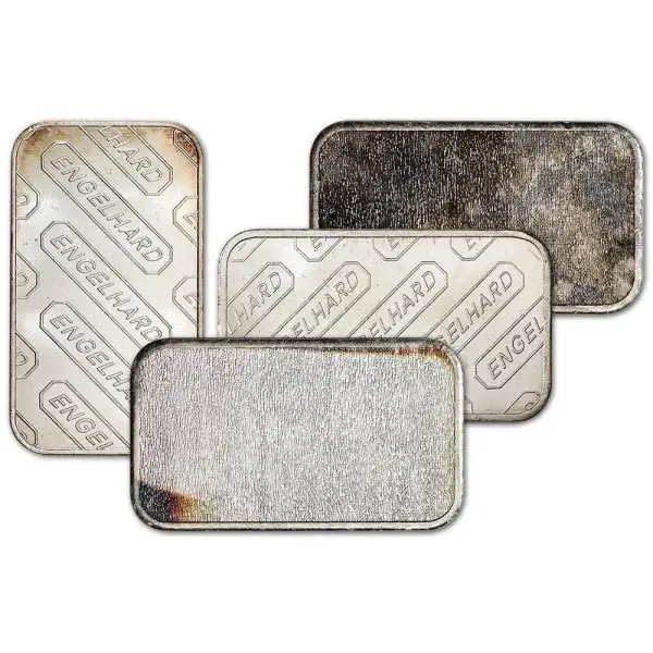 1 oz Silver Bar - Engelhard .999 Fine - Random Design