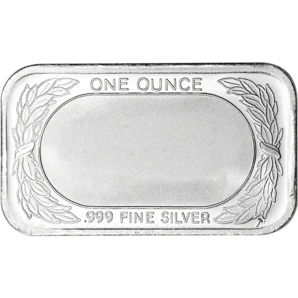 FIVE 1 oz. SilverTowne Silver Bar - American Flag Design - 999 Fine
