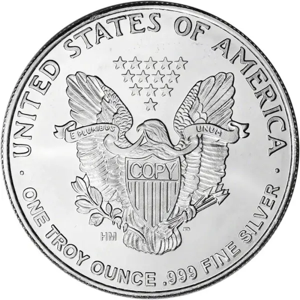 1 oz. Highland Mint Silver Round - Walking Liberty Design .999 Fine