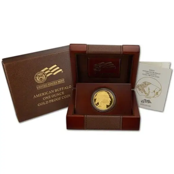 2009 W American Gold Buffalo Proof 1 oz $50 in OGP