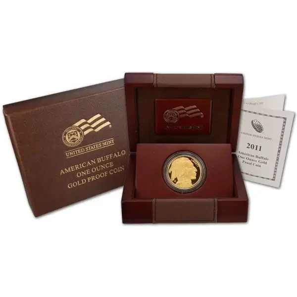 2011 W American Gold Buffalo Proof 1 oz $50 in OGP