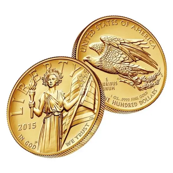 2015-W US Gold $100 American Liberty High Relief Coin