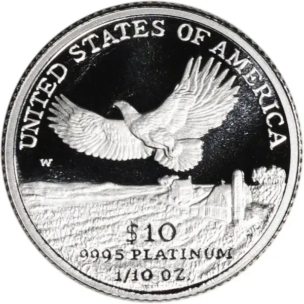 American Platinum Eagle Proof 1/10 oz $10 - Coin in OGP - Random Date
