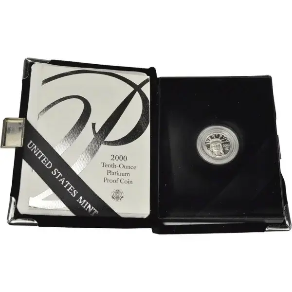 American Platinum Eagle Proof 1/10 oz $10 - Coin in OGP - Random Date