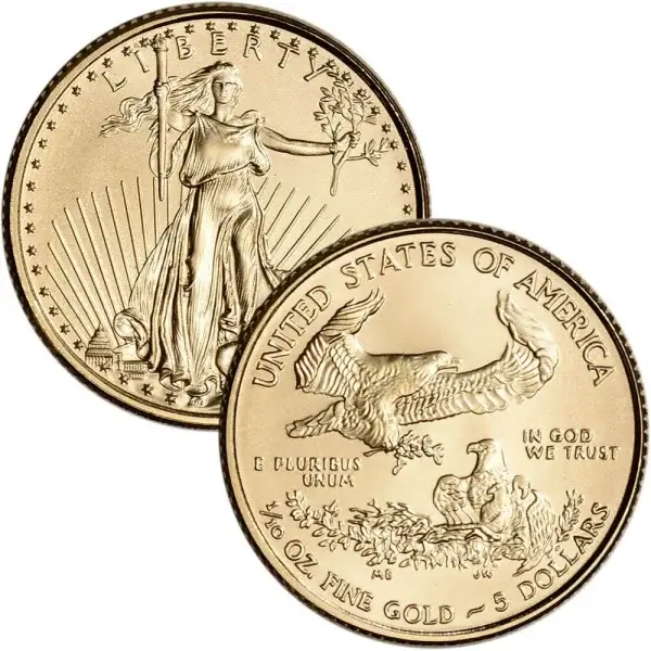 American Gold Eagle 1/10 oz $5 - PCGS MS69 Random Date and Label