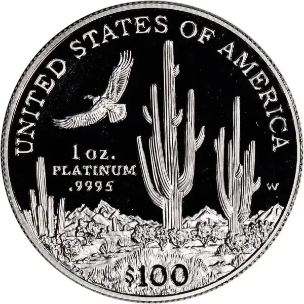 American Platinum Eagle Proof 1 oz $100 - Coin in Capsule - Random Date