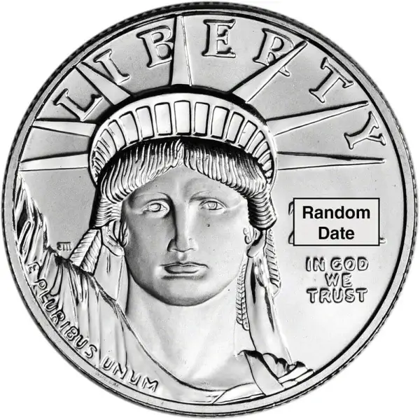 American Platinum Eagle (1/2 oz) $50 - BU - Random Date