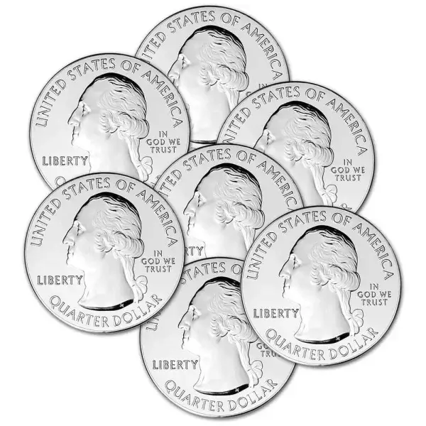 ATB America the Beautiful Silver 5 oz 25C - Random Date