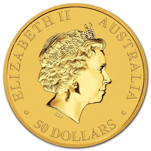 Australia Gold Kangaroo - 1/2 oz - $50 - BU - Random Date