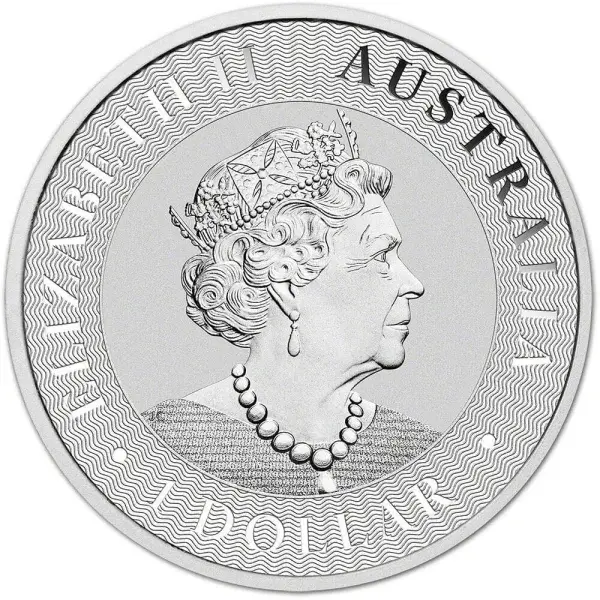 Australia Silver Kangaroo 1 oz $1 BU - Five 5 Coins Random Date