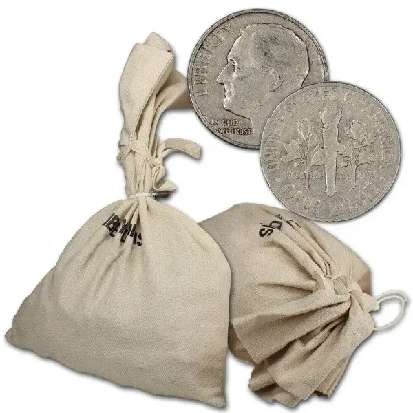 90% Silver Dimes - $1000 Face Value Bag