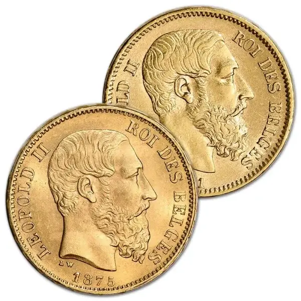 Belgium Gold 20 Francs .1867 oz - Avg Circ - Random Date