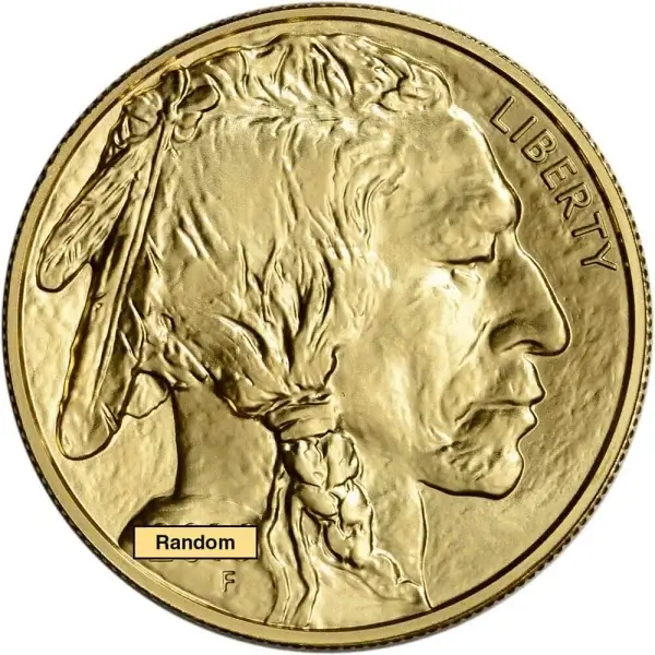 American Gold Buffalo 1 oz $50 - NGC MS69 Random Date and Label