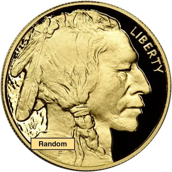 American Gold Buffalo Coin Proof 1 oz $50 - NGC PF70 Random Date and Label