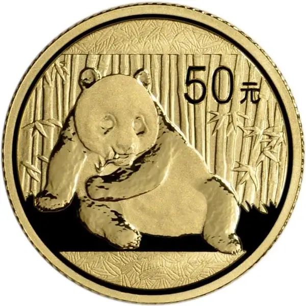 China Gold Panda 1/10 oz - BU - Mint Sealed - Random Date