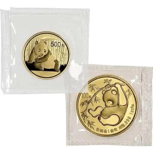 China Gold Panda 1 oz - BU - Mint Sealed - Random Date