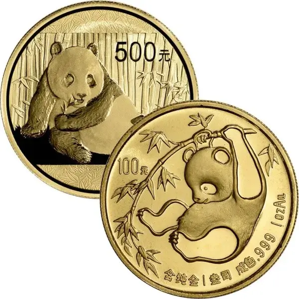 China Gold Panda 1 oz - BU - Random Date
